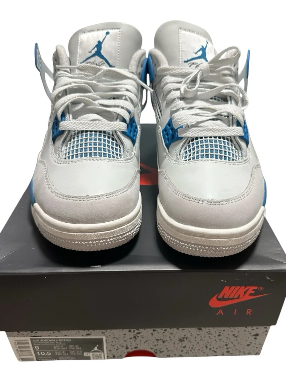 Jordan 4 Retro Military Blue (2024) Preowned in box. size 9